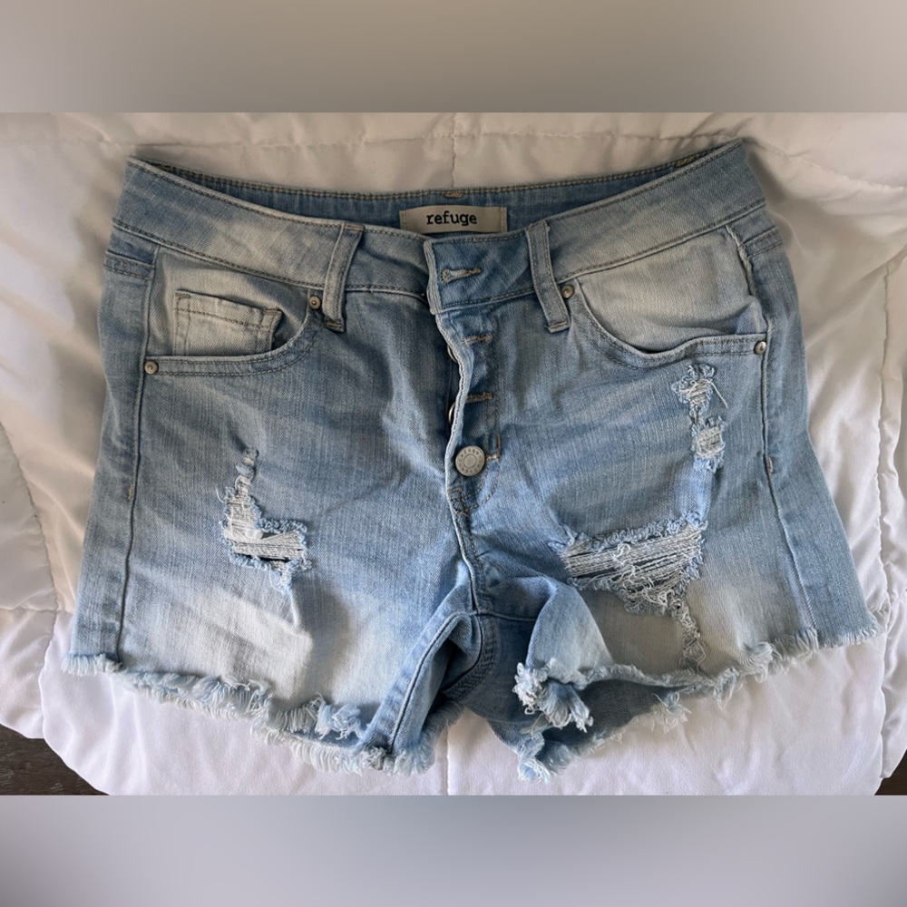 Refuge High Waist Booty Shorts